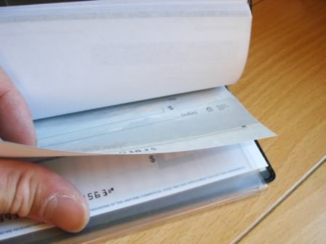 Clear Plastic Checkbook Divider Insert Sleeves