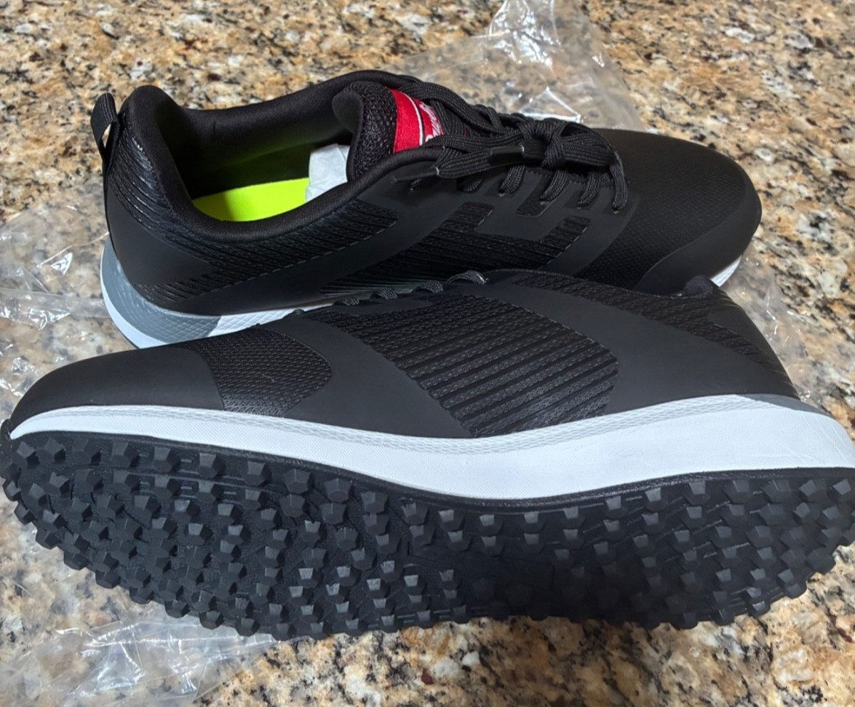 Brand New! Rawlings Men’s League Softball/Baseball Turf Shoes Black Size 9 D
