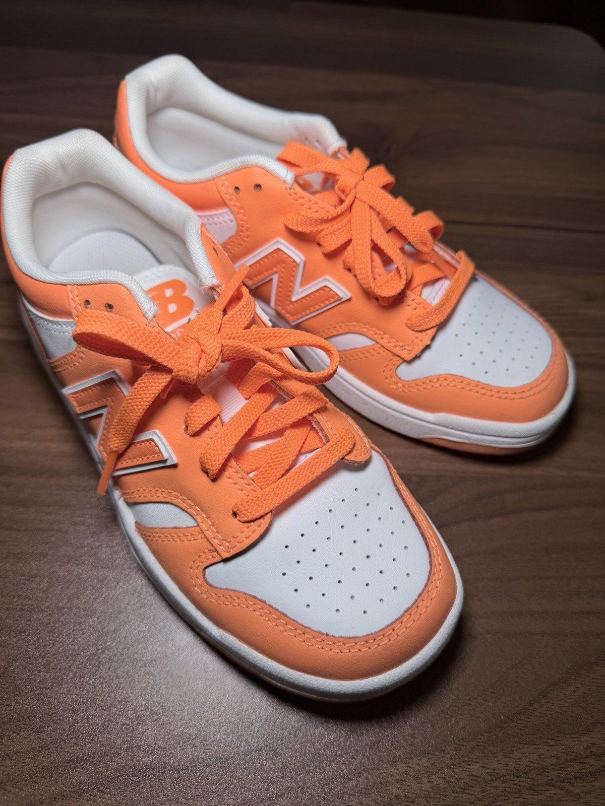 New Balance 480 Kid Size 2 Hot Mango PSB480HM