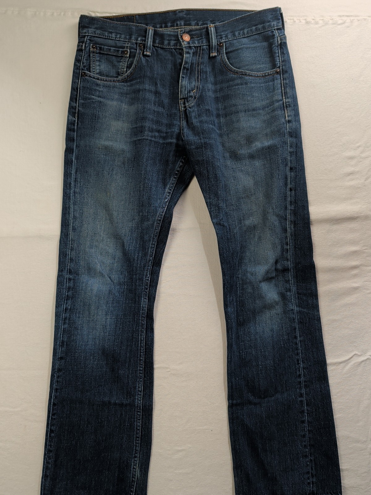 Levis 527 Low Boot Cut Mens 30×30 Blue Jeans