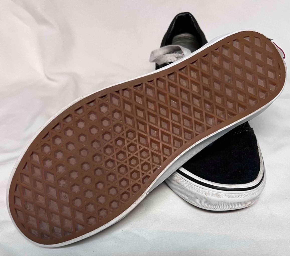 Vans Black Suede/Leather Casual or Skateboarding Shoes #500714 Men 6.5 Women 8