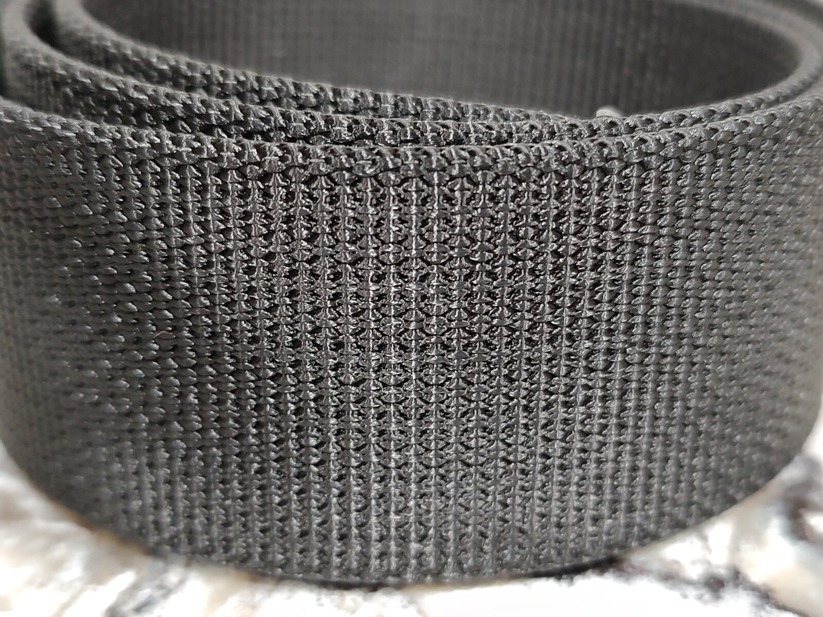 GRIP6 BELT – JET BLACK MIDWEIGHT 51 INCH / 43 WAIST – 1.5 WIDE for MEN and WOMAN