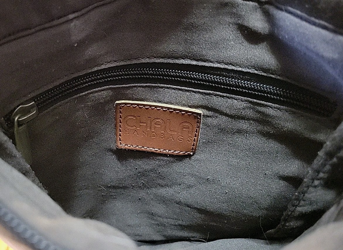 Chala Handbag Crossbody Canvas Messenger Bag Brown – Great Condition