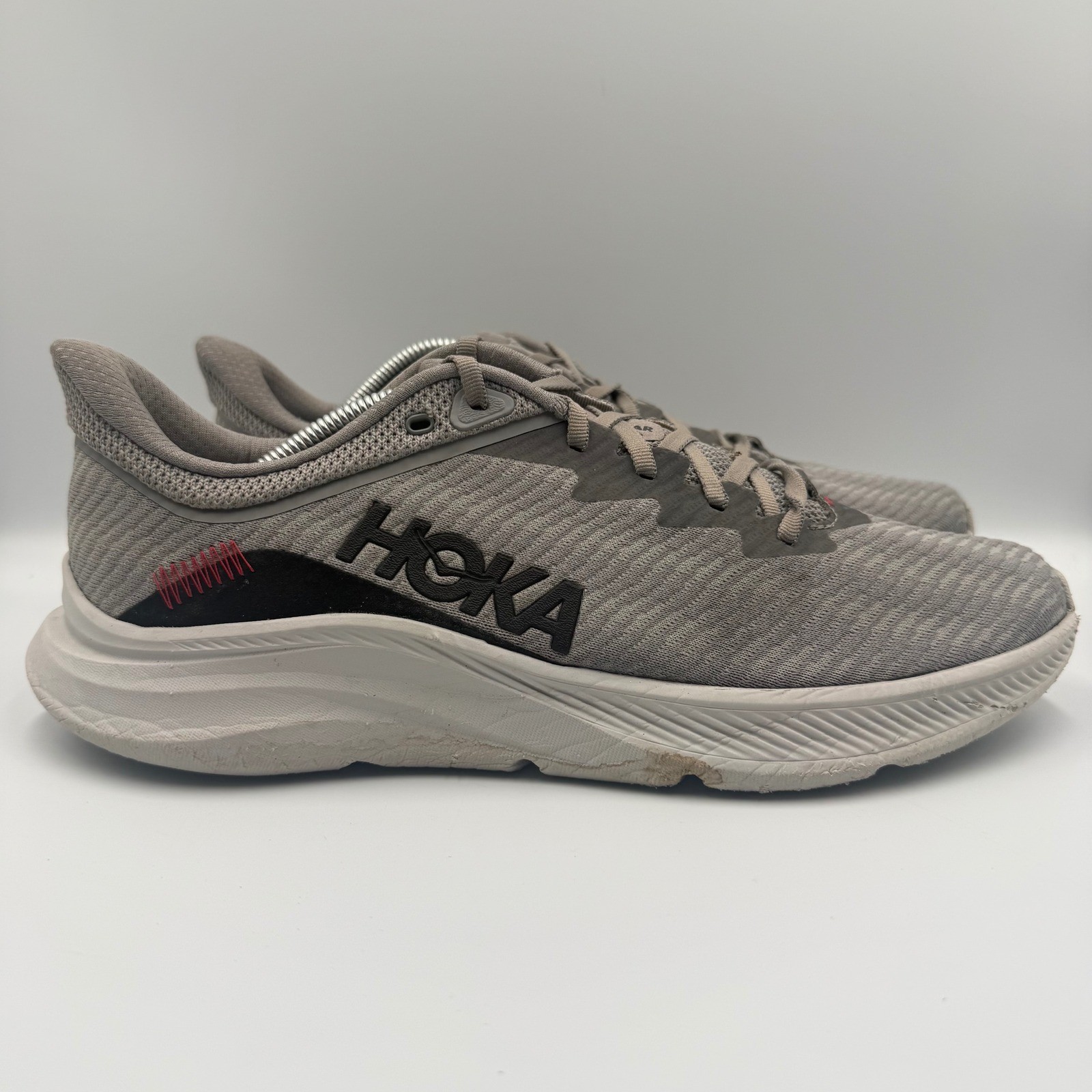 Hoka One One Solimar Mens Size 11.5 Running Shoes 1123074 Grey Athletic Sneakers
