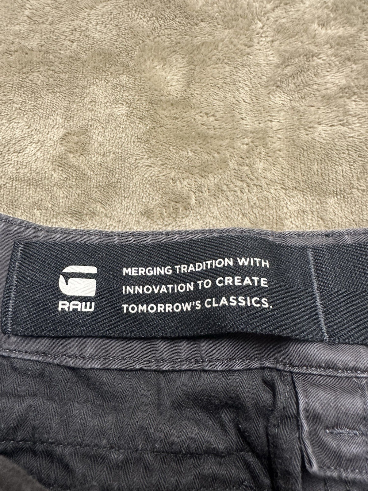 G-Star Raw Rovic Zip 3D Regular Tapered Pants d02190-5126-976 black Mens Sz31x30
