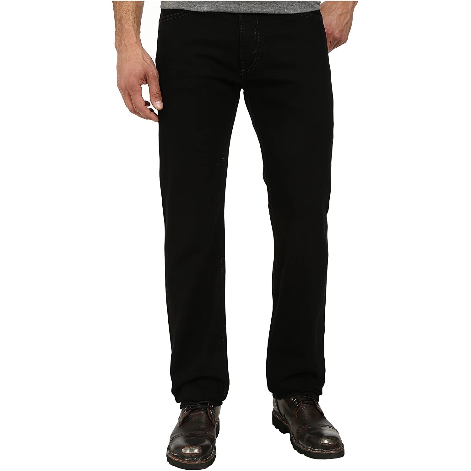 Levis 505 Regular Fit Jeans Mens Classic Straight Leg Mid Rise Zipper Fly Denim