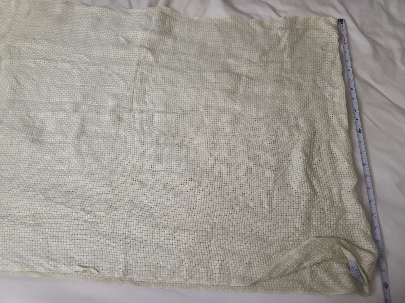 BAJRA Unknown – See Pictures Off-white/Cream 100% Viscose Scarf handmade Nepal