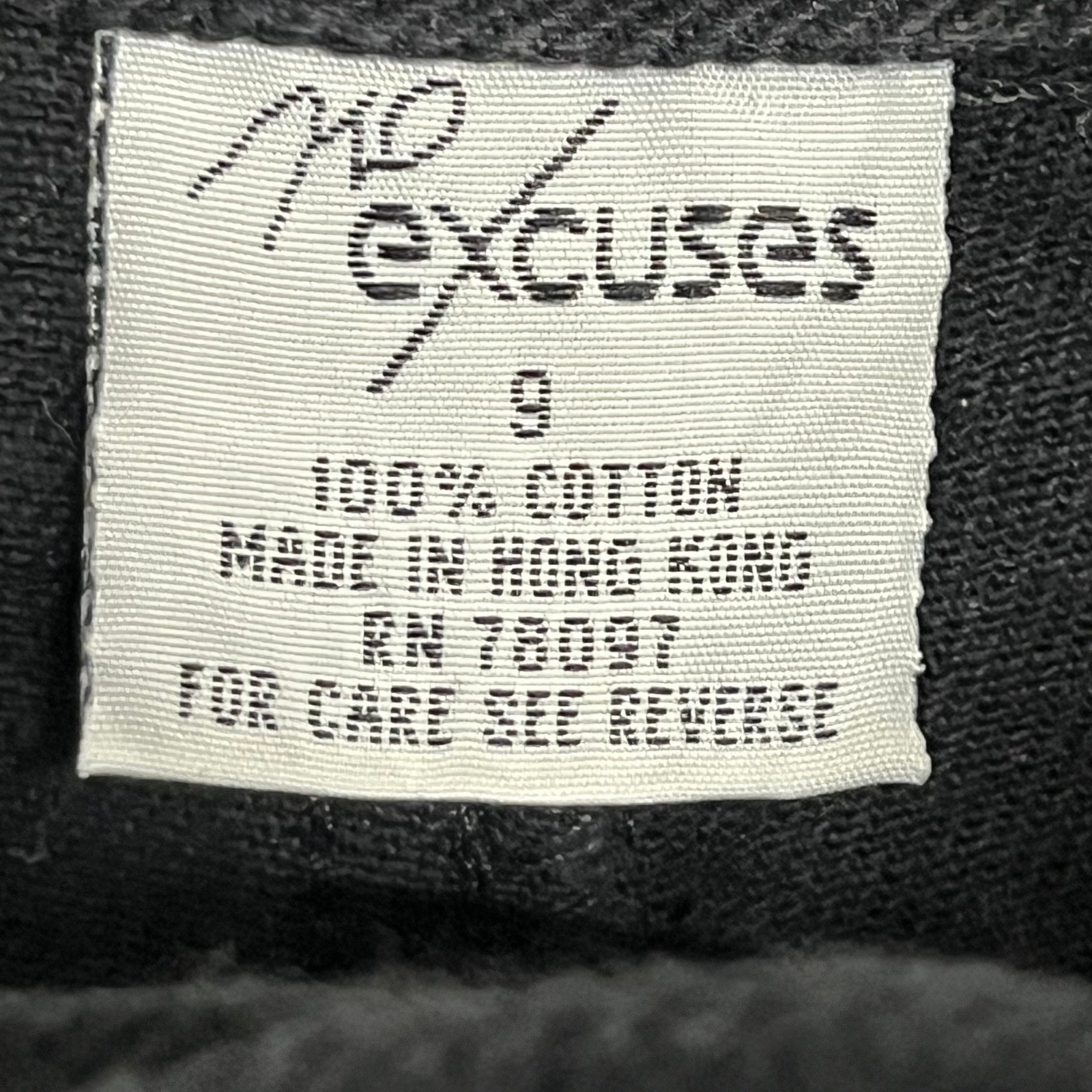 No Excuses Jeans Womens Size 9 Black Cotton High Waisted Straight Leg Vintage