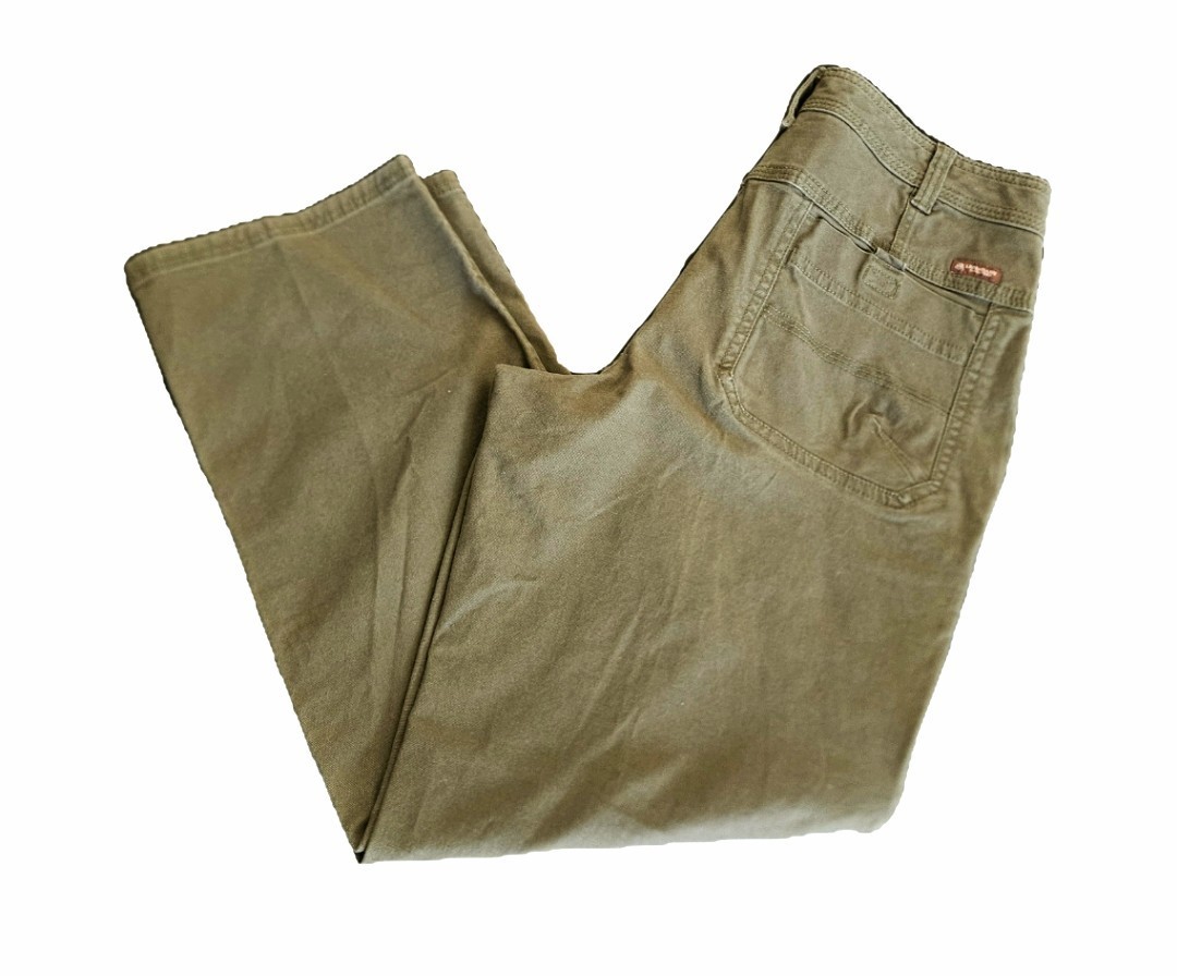 Mens Legendary Outfitters Pants Heavy Duty Canvas Green Sz 38×30