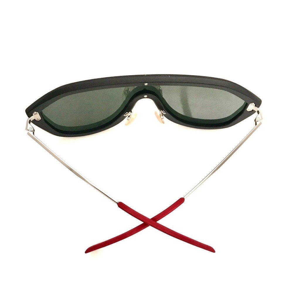 Fendi Men FF M0039/G 807 XR Shield Plastic Black Sunglasses