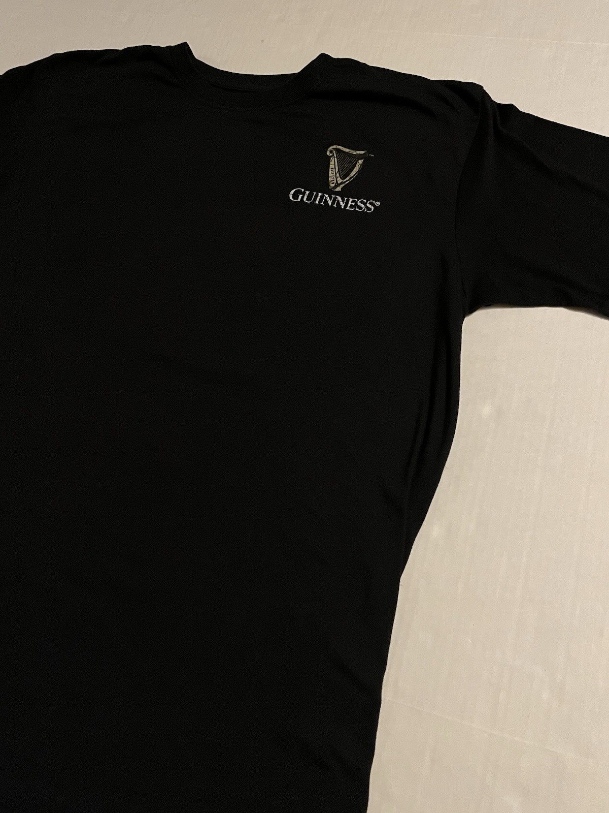 NEW Guinness Beer Turtle Harp Pint Graphic T-Shirt LARGE Black Gate Dublin Irish