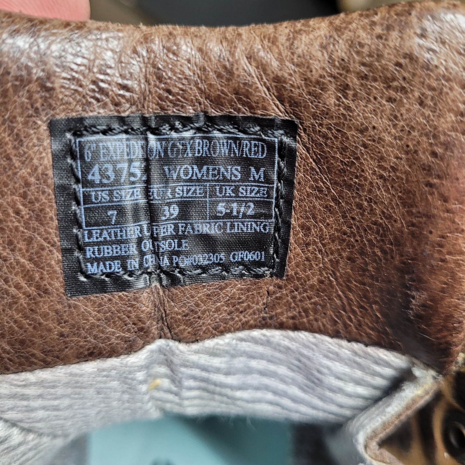 Danner Expedition GTX 6″ Leather Hiking Backpacking Boots Waterproof Womens Sz 7