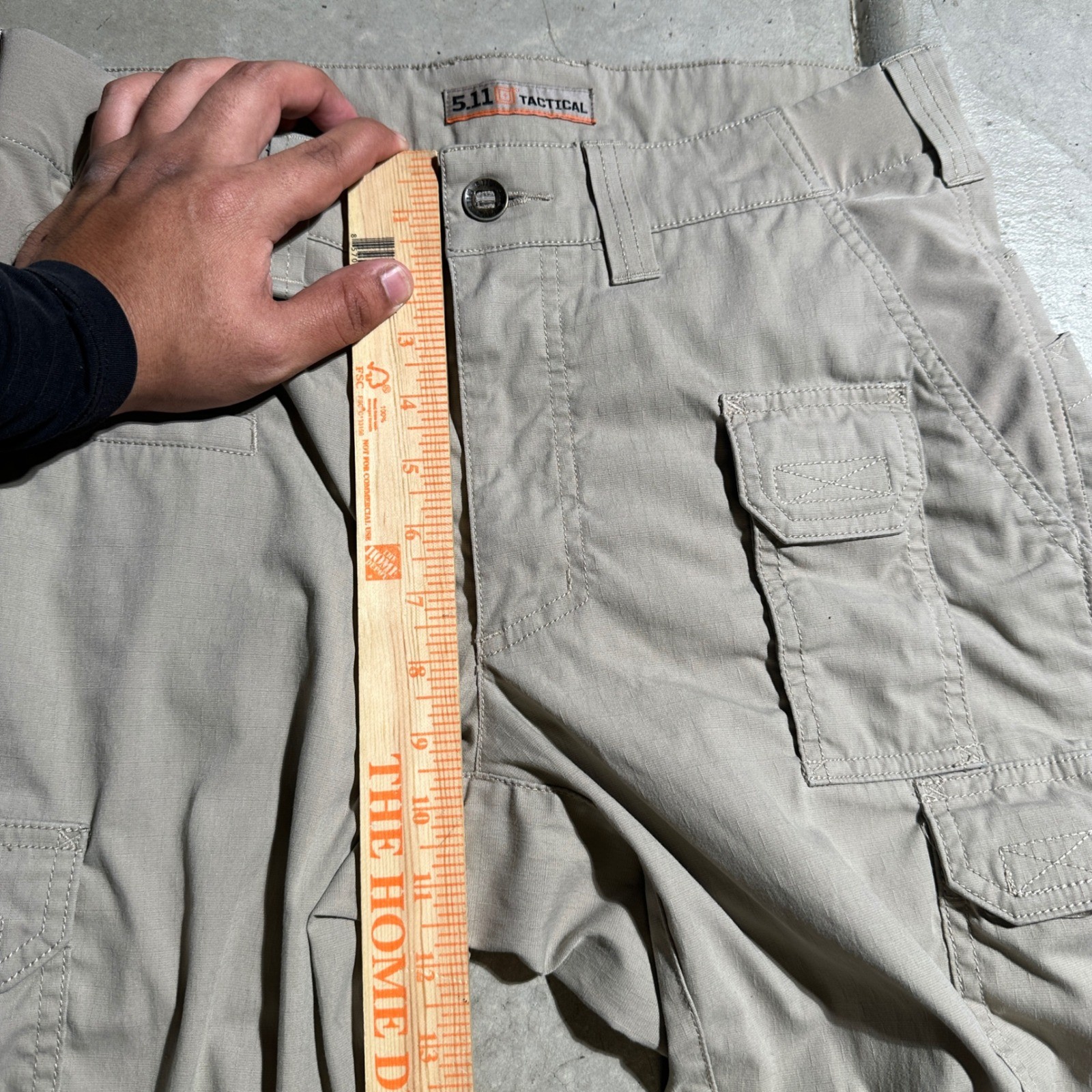 5.11 Tactical TDU Cargo Pants Mens 30×30 Khaki Ripstop Work Military 74512-055