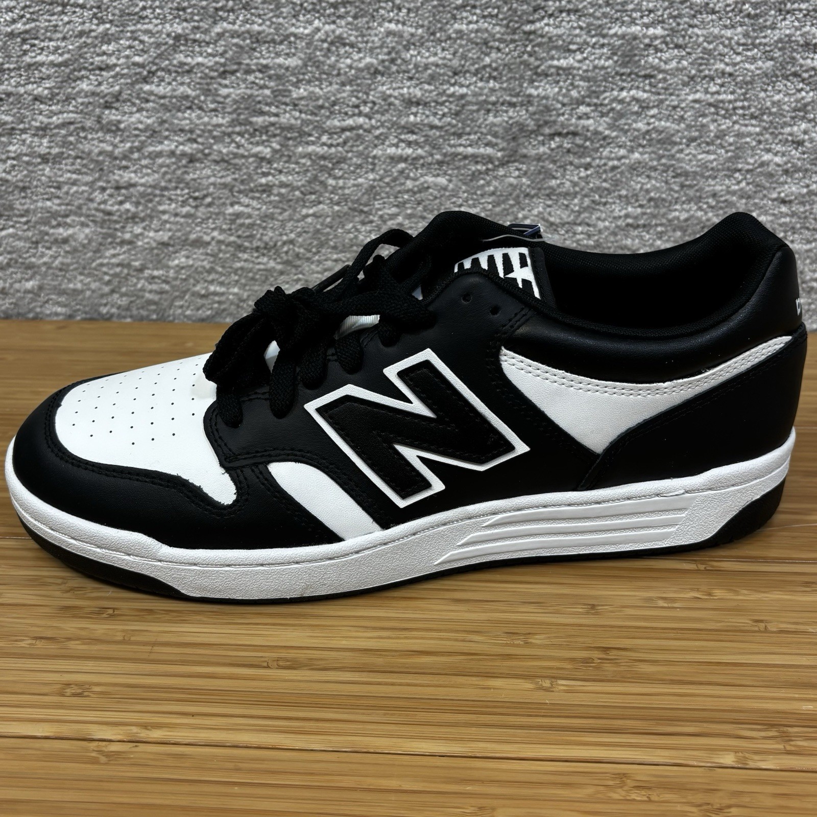 New Balance 480 Sneaker Black and White Men’s Size 11 BB480LBA Low Top