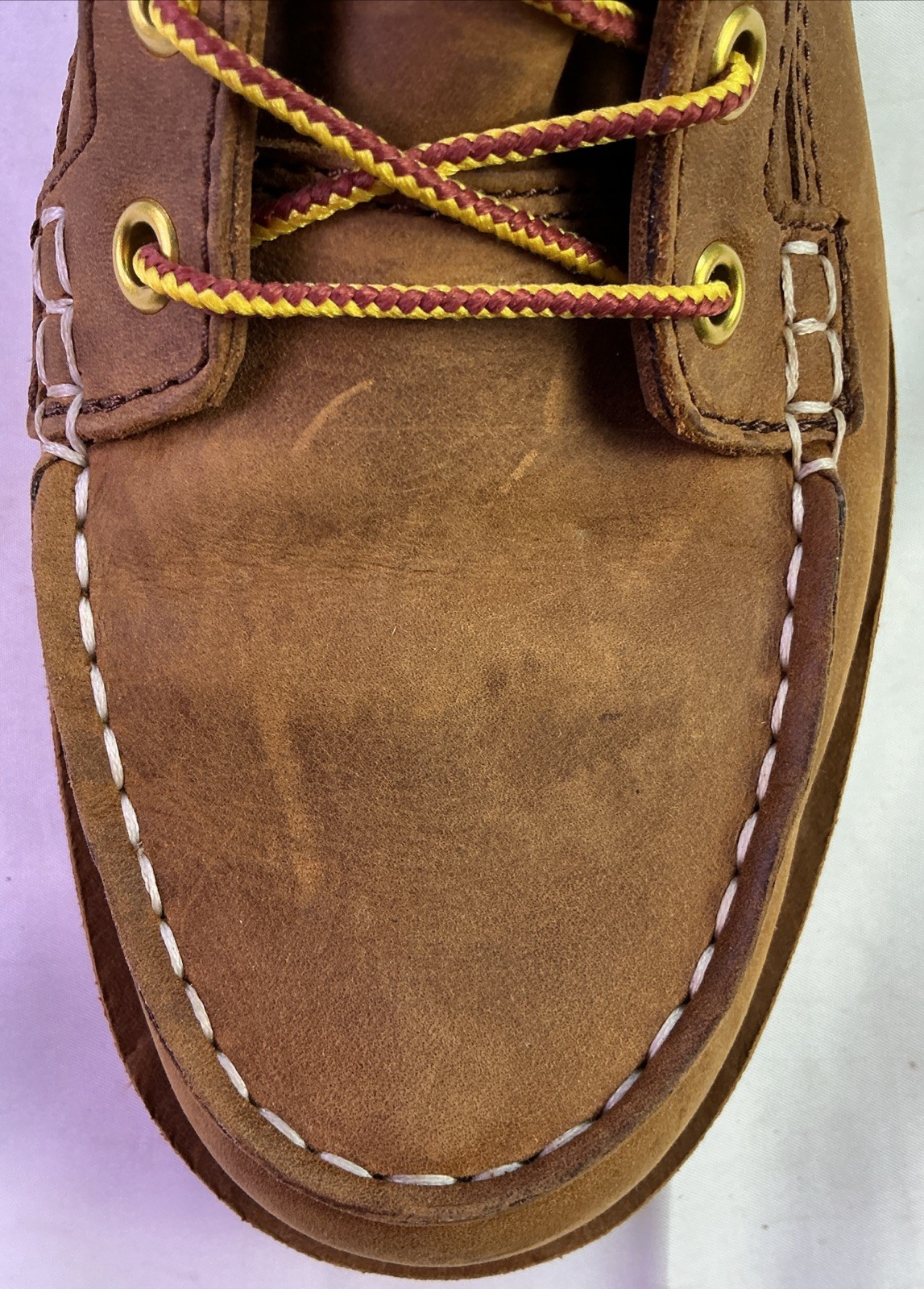 Danner Bull Run Men’s 6″ Soft Toe Leather Work Boots-Brown-Size: 8.5 D