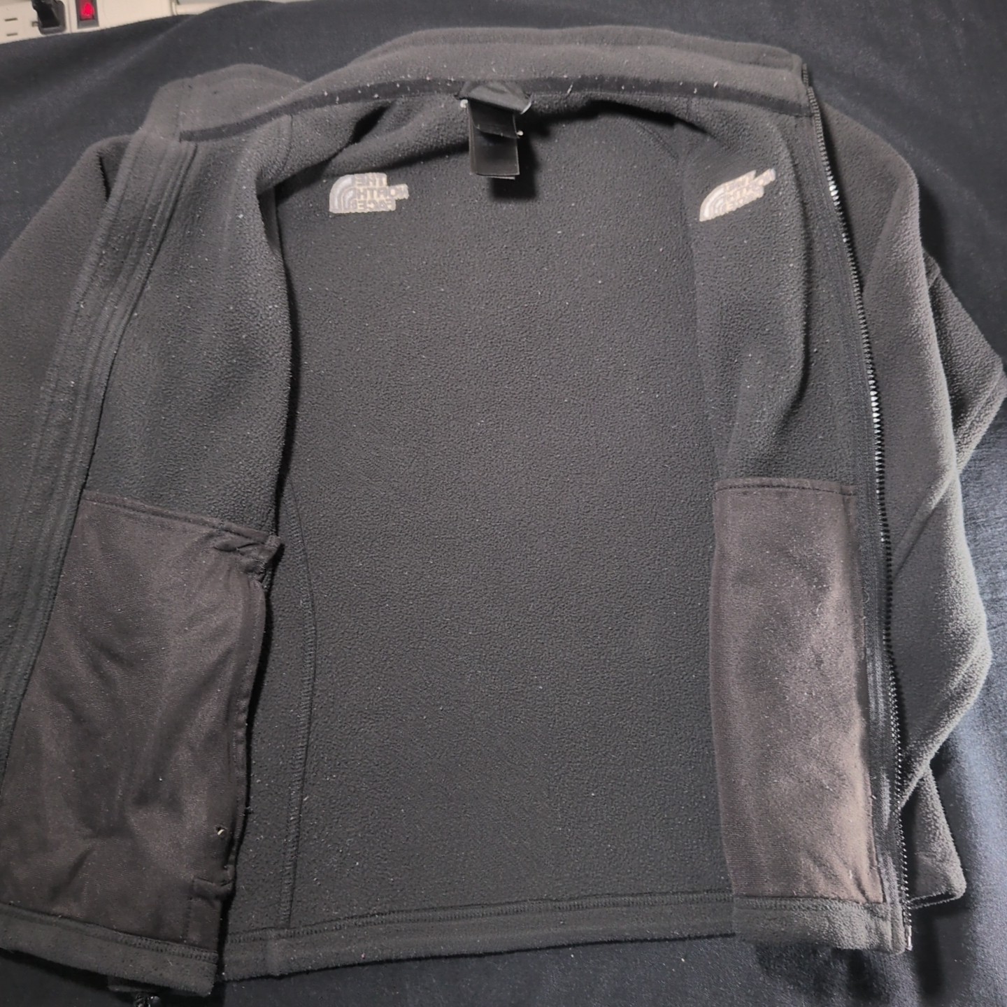 The North Face Jacket Womens Small Black Fleece Full Zip Up Ships Free!