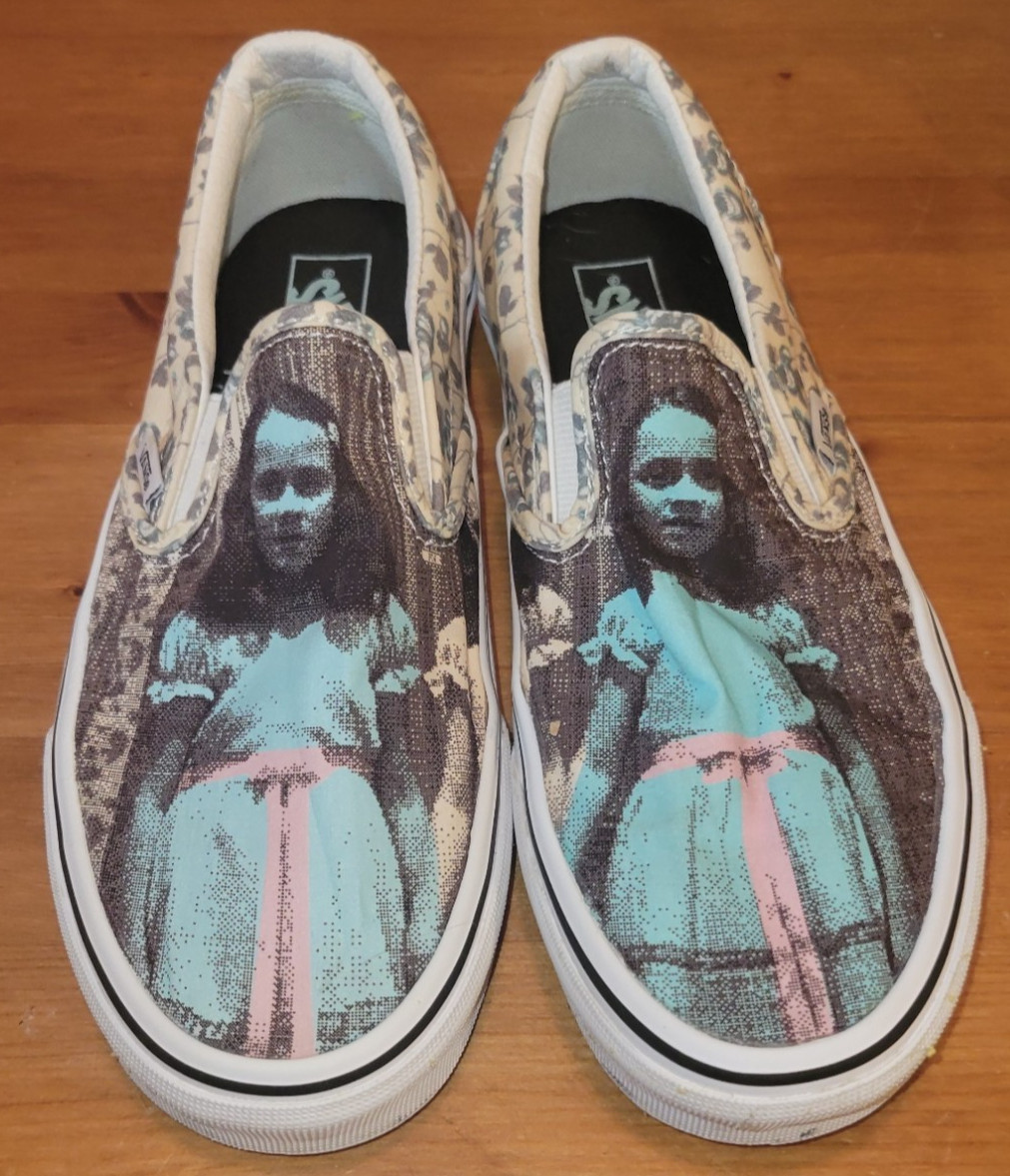 Vans Classic House of Terror The Shining Grady Twins Unisex Slip On Sneakers