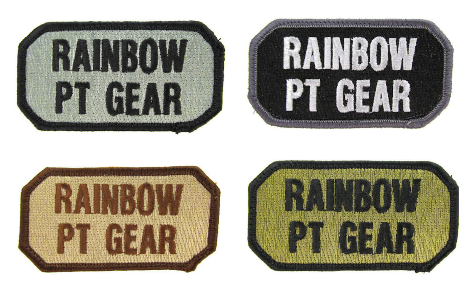 CLEARANCE – RAINBOW PT GEAR Morale Patch – Various Colors