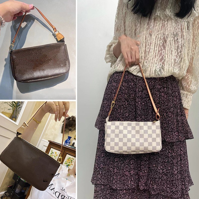 Vachetta Crossbody Leather Strap For Pochette Accessoires Nane Speedy Mini Bag