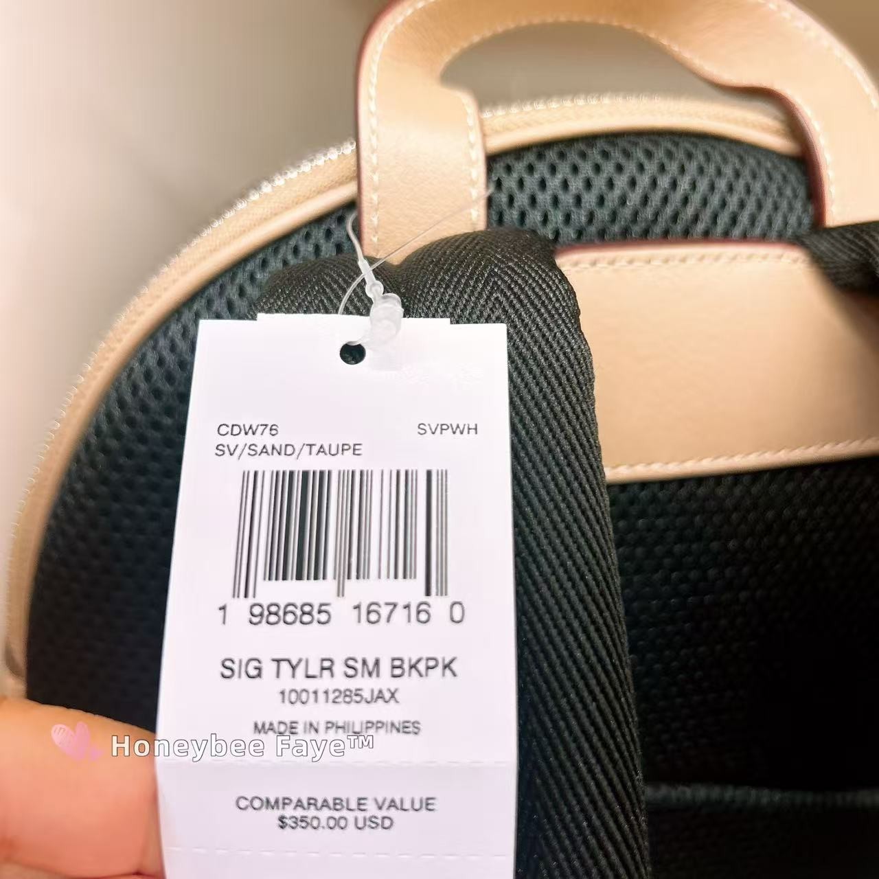 NWT Coach Taylor Small Backpack In Signature Canvas CDW76/CDW78/CEF46/CEF27