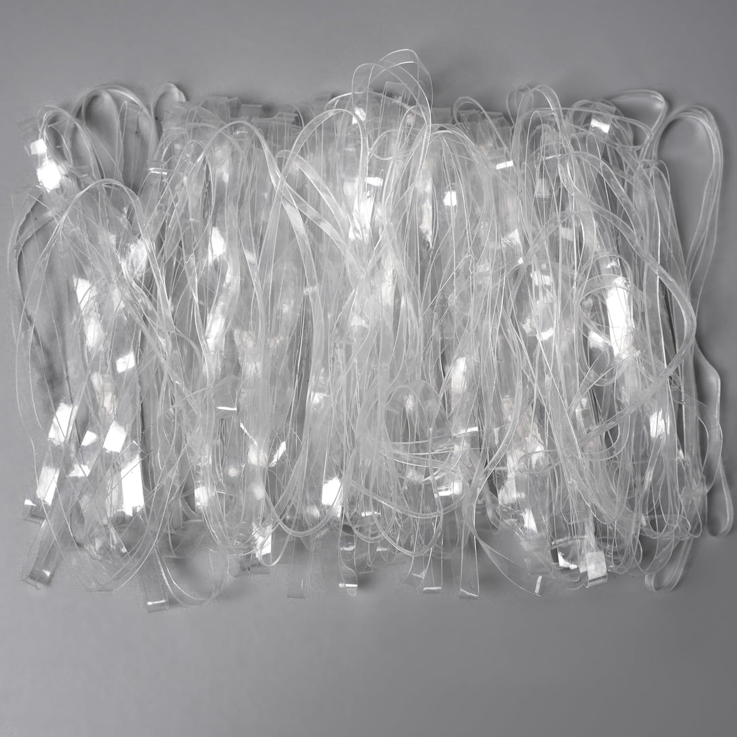 Rubber Bands 5Inx0.2In 190Pcs Clear Rubber Band for Balloon Arch Elastic Tying B