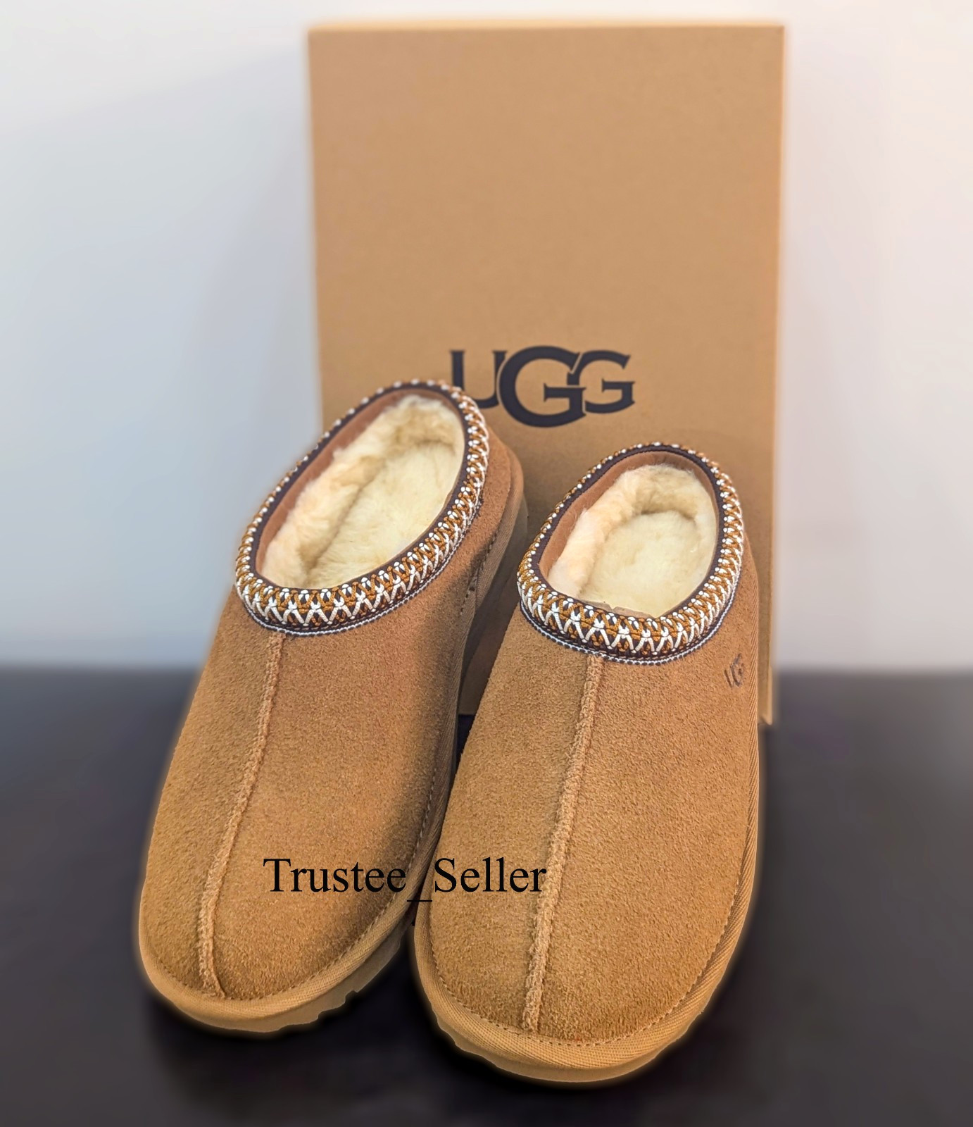 New 100% UGG Brand Big Kids 1019066K Tasman Chestnut Shoes Slippers Sandals