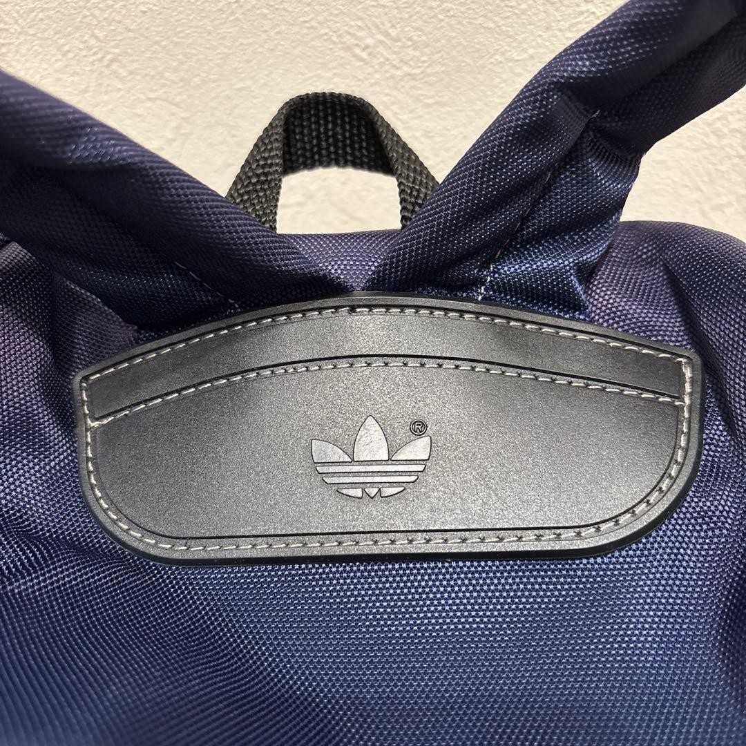 Adidas Retro Backpack Navy 15.7×11.4in Used