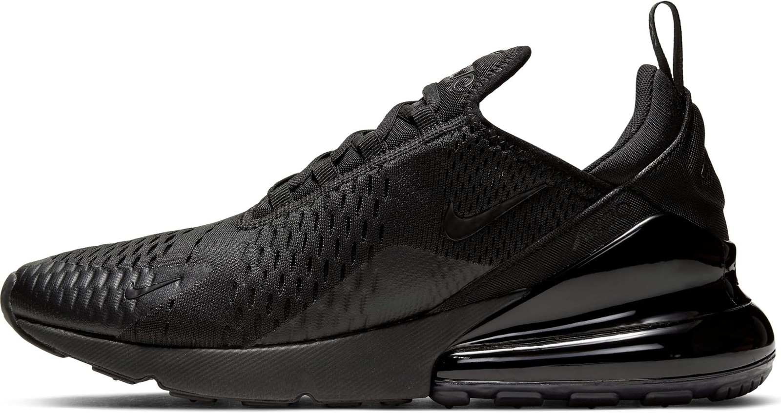 Nike Men’s Air Max 270 Sneaker – Black/Black/Black – 10