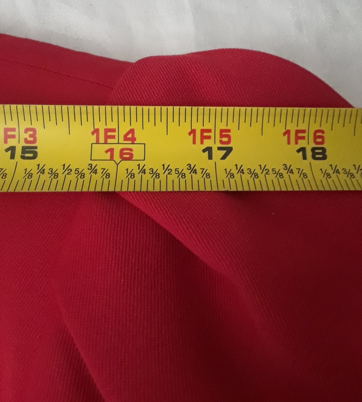 Vintage Harvé Benard Women Red Work Jacket Button – Wool – Size 8