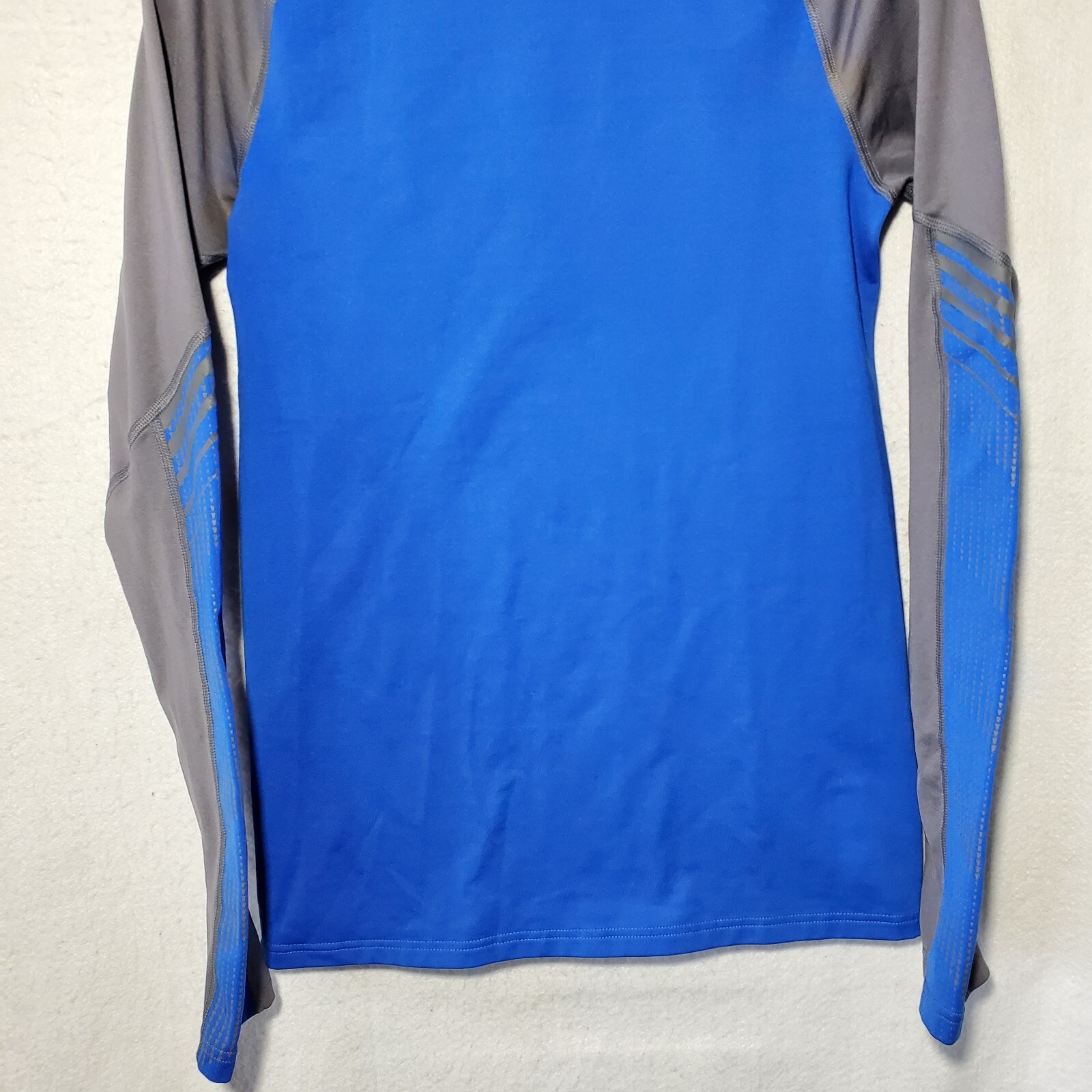 Under Armour Shirt Long Sleeve Fitted Youth’s XL Blue ColdGear YXL