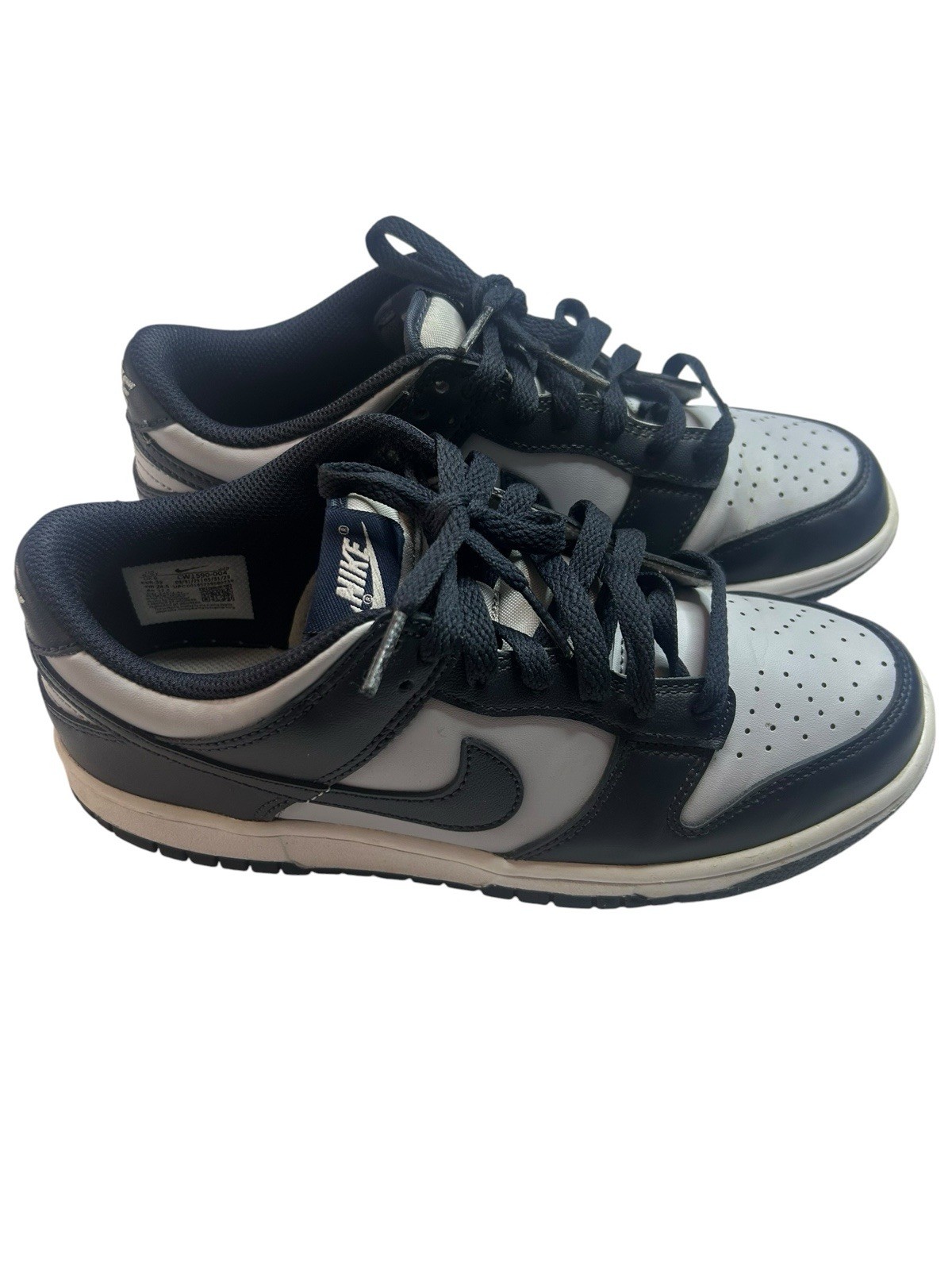 Nike Boys Low Top Georgetown Sneakers Black/Gray/White US 6.5Y CW1590-004 USED