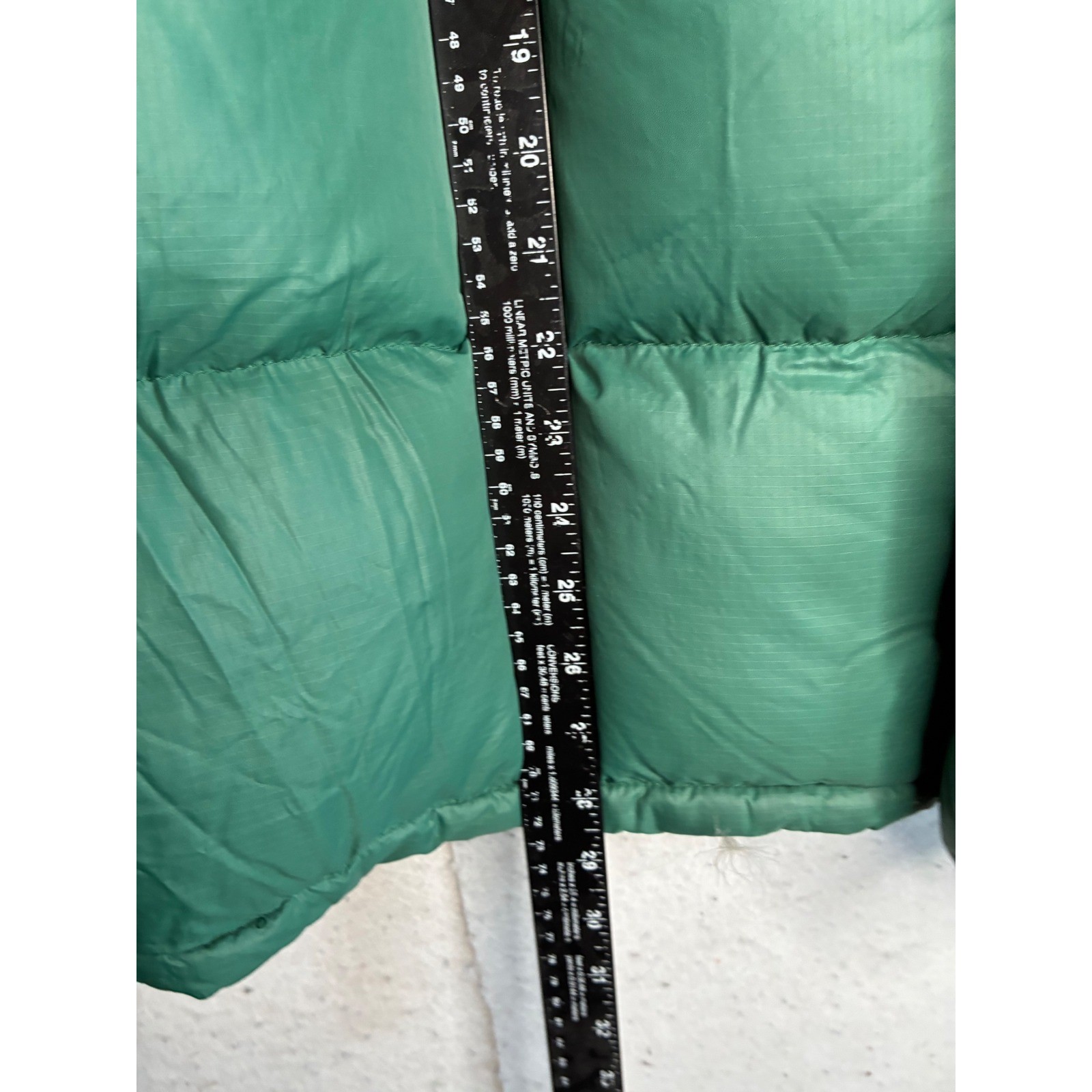 The North Face Nuptse 700 Down Puffer Jacket Green Black NF002YO Mens Xxl