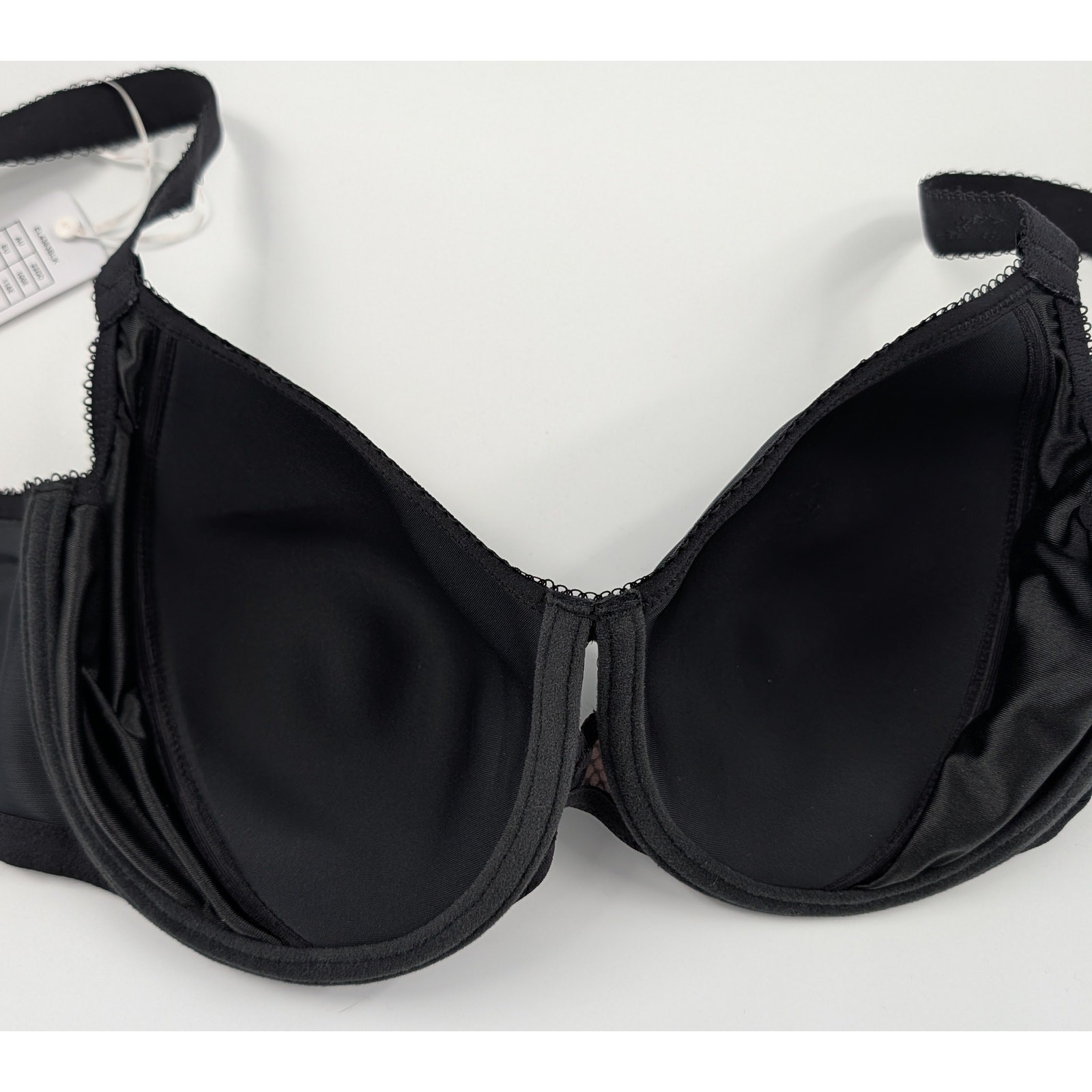 Elomi Black Underwire Bra Lace Charley Spacer Moulded 44DD