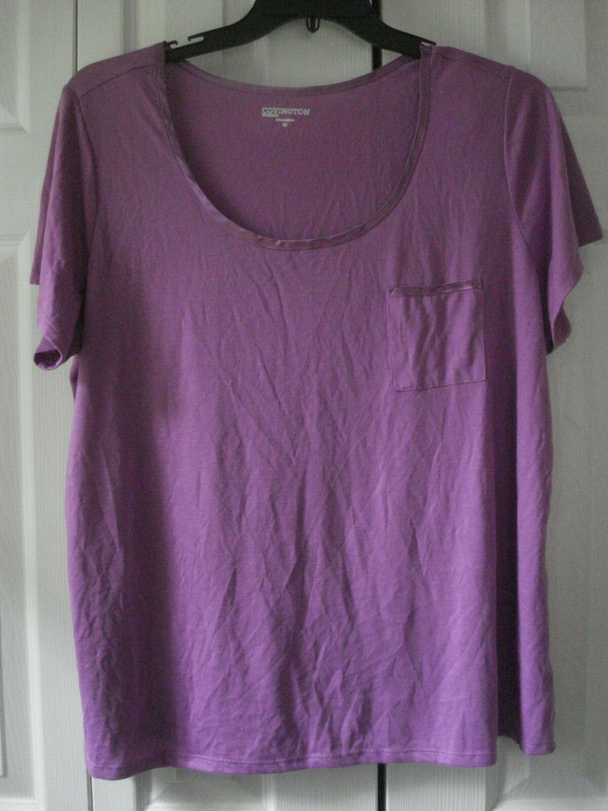 Ladies Plus Pajama Top Size XL Assorted Colors Covington
