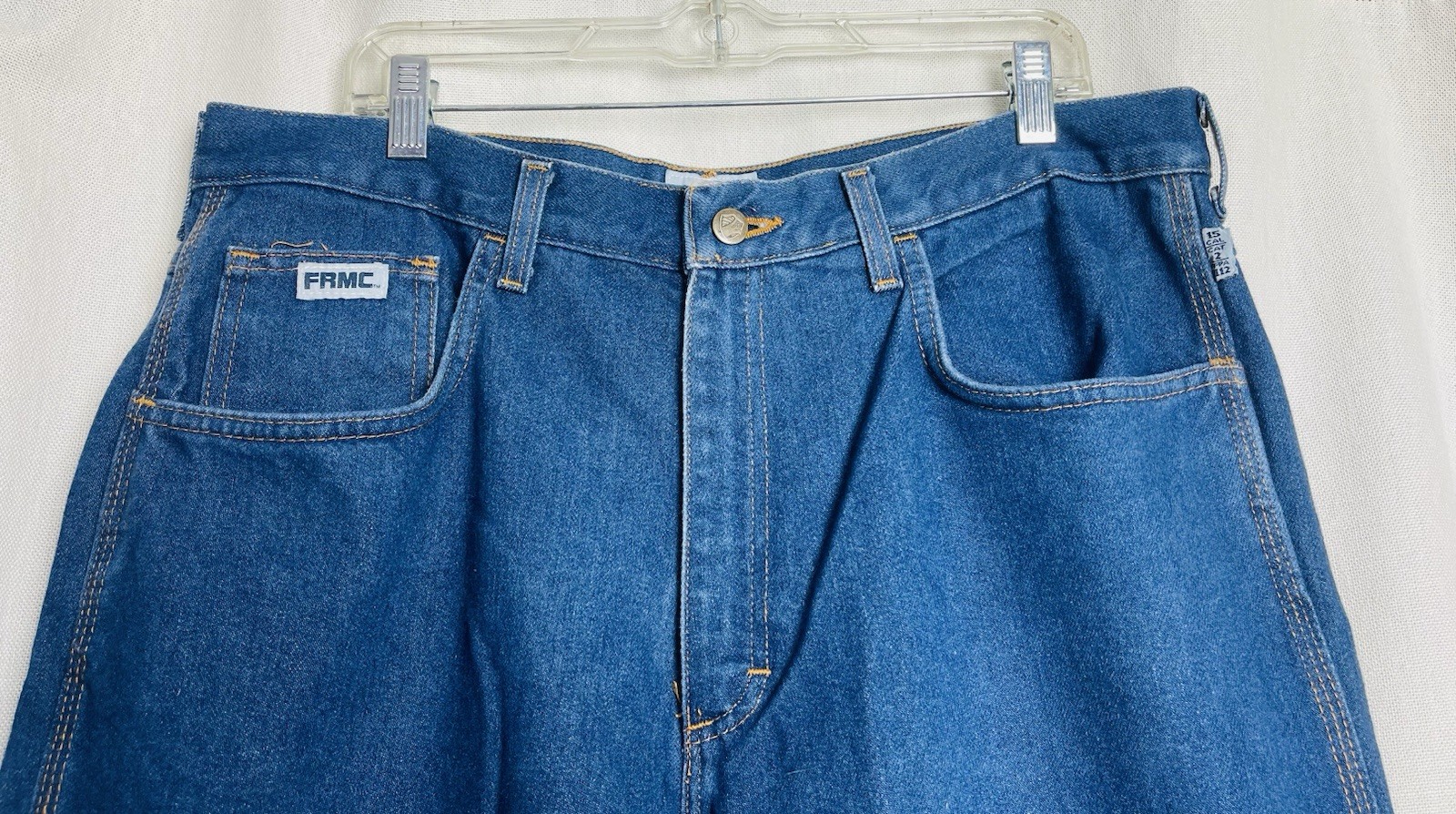 Tyndale FRMC Jeans Mens 38×32 Flame Resistant Workwear Blue Denim Pants F290T