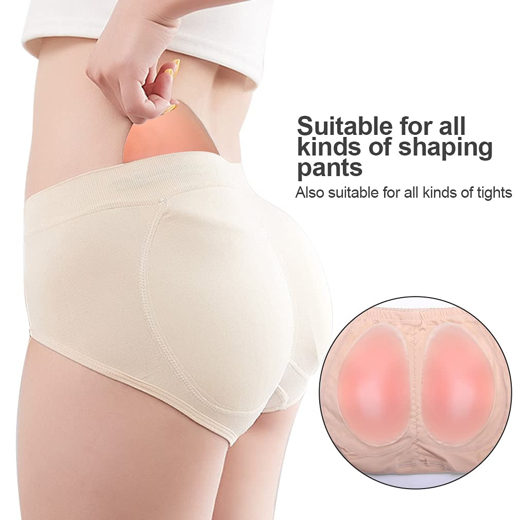 Silicone Butt Pads for Women – Reusable 1 Pair Hip Enhancer Inserts, Invisible B