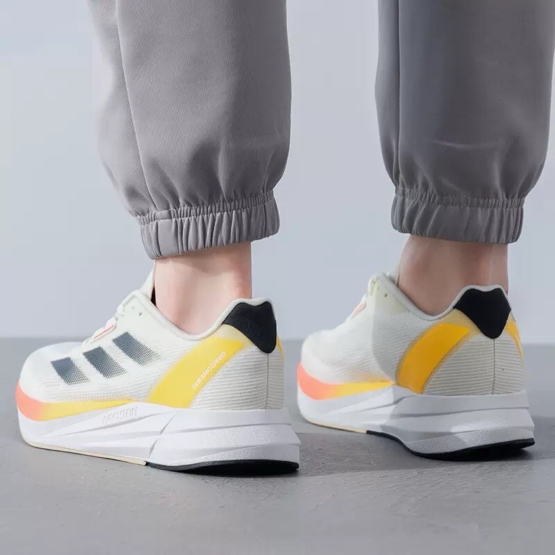 Adidas Duramo Speed Men’s Running Shoe Athletic Sneakers White Trainer #477