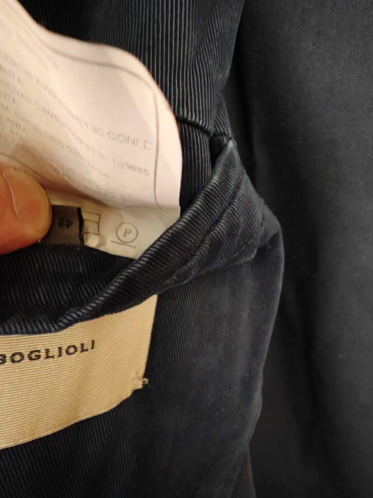 Italian Chic Boglioli 1200€ Men’ Blazer Jacket Size EU 48 ( S )Made in Italy