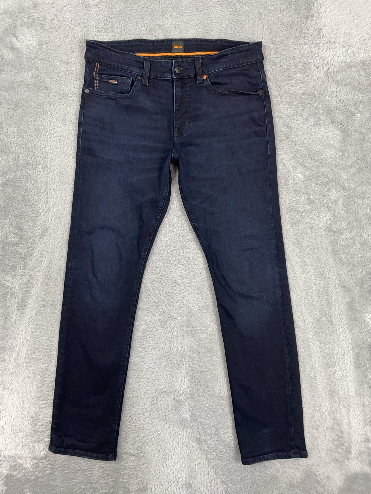 Boss Delaware Slim Fit Jeans Mens 34×30* Blue Slim Tapered Super Stretch Denim