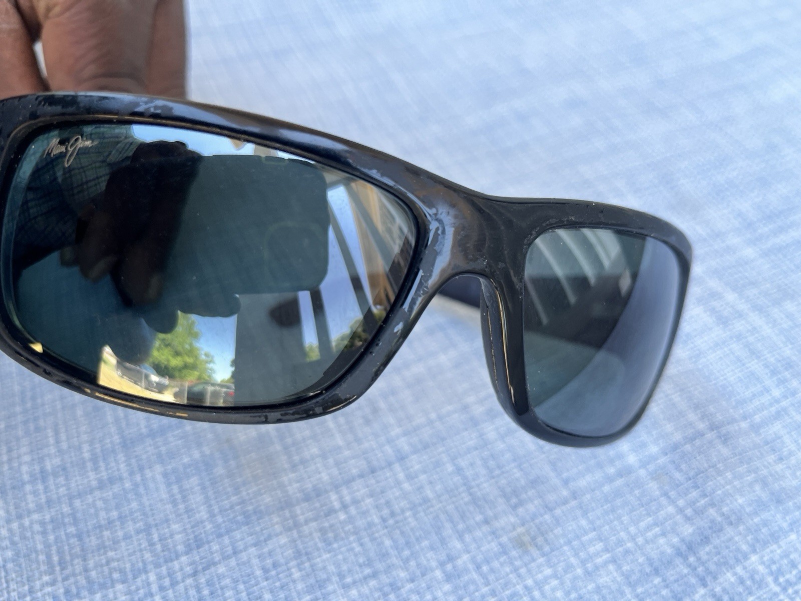 Maui Jim Sunglasses MJ266-02MR World Cup STG BG Black Lenses Matt Made In Italy