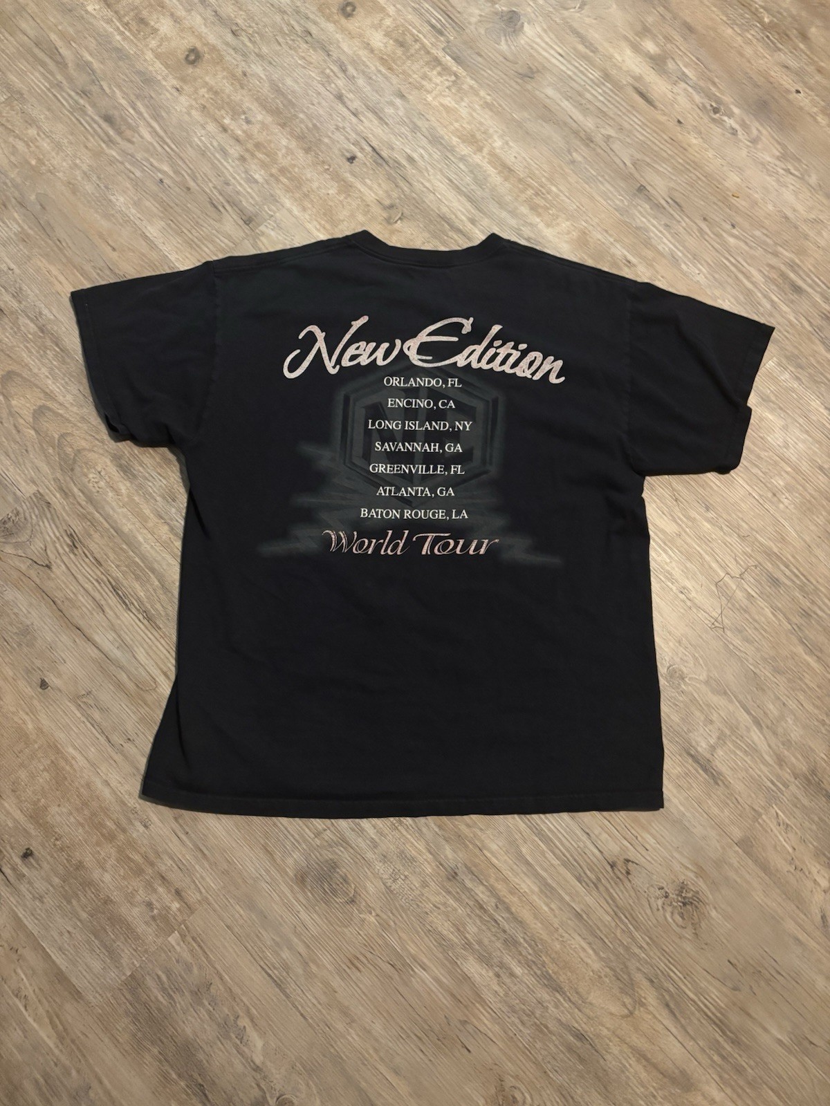 Vintage New Edition World Tour Promo Tee