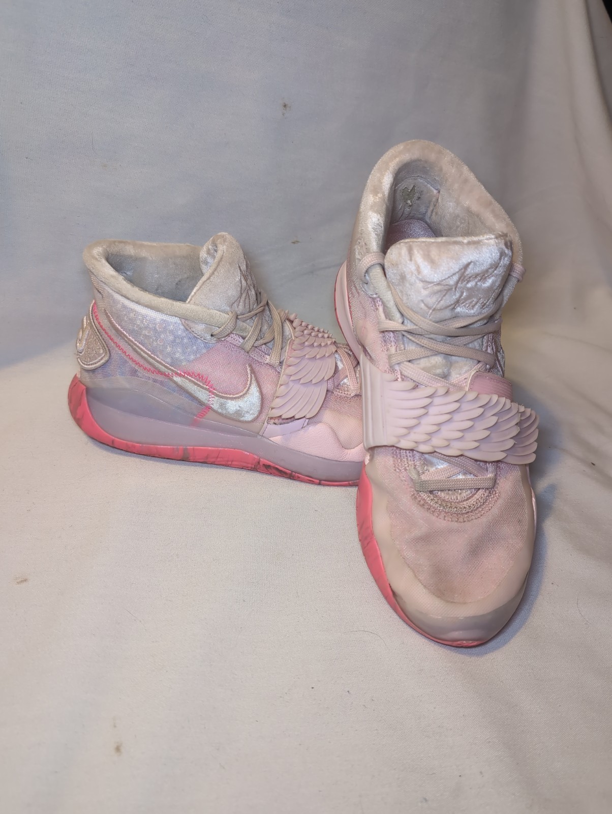 RARE Mens Sz 8- Nike KD 12 Pink Aunt Pearl Awareness Basketball Shoes CT2740-900