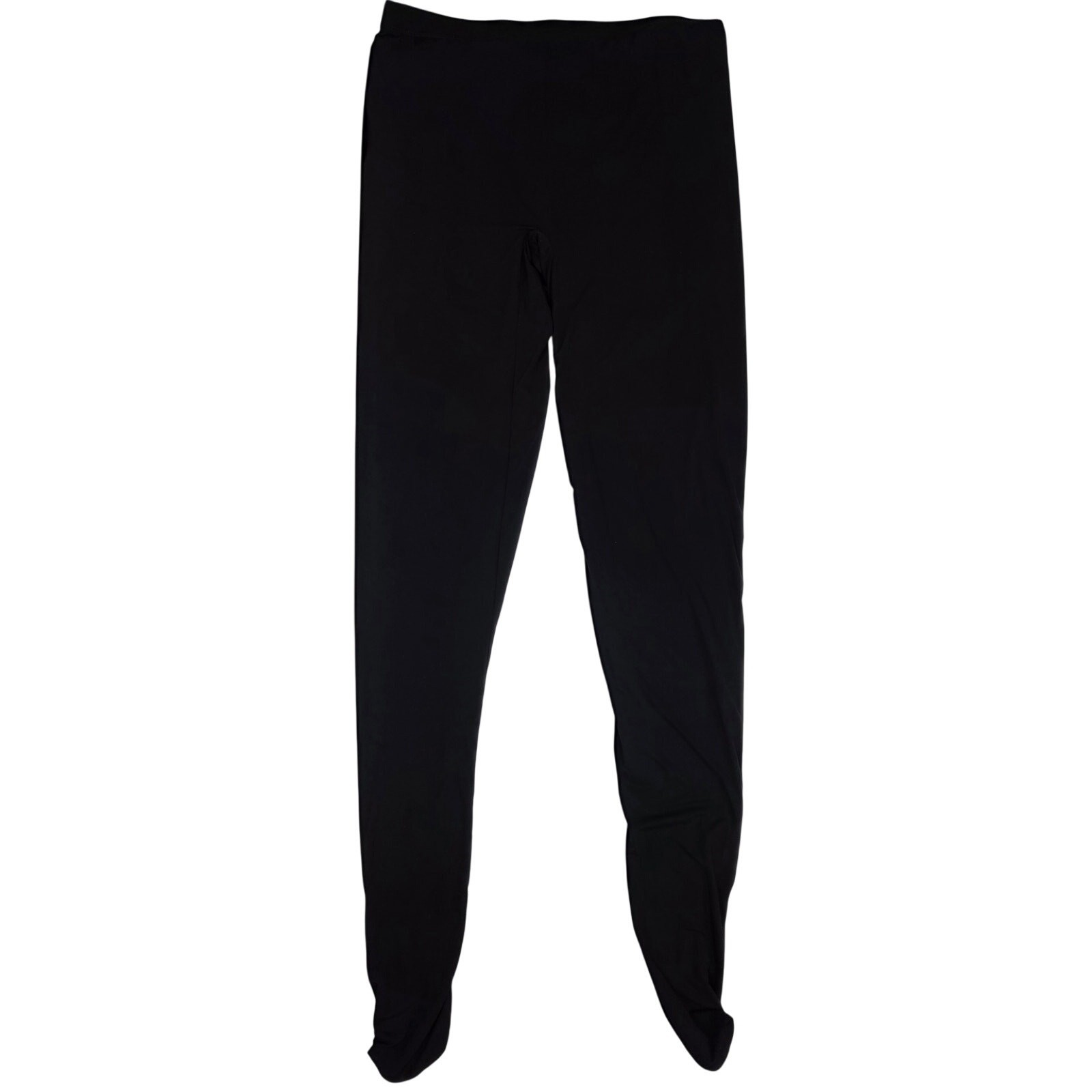 Naked Wardrobe Size L Black Footed Leggings