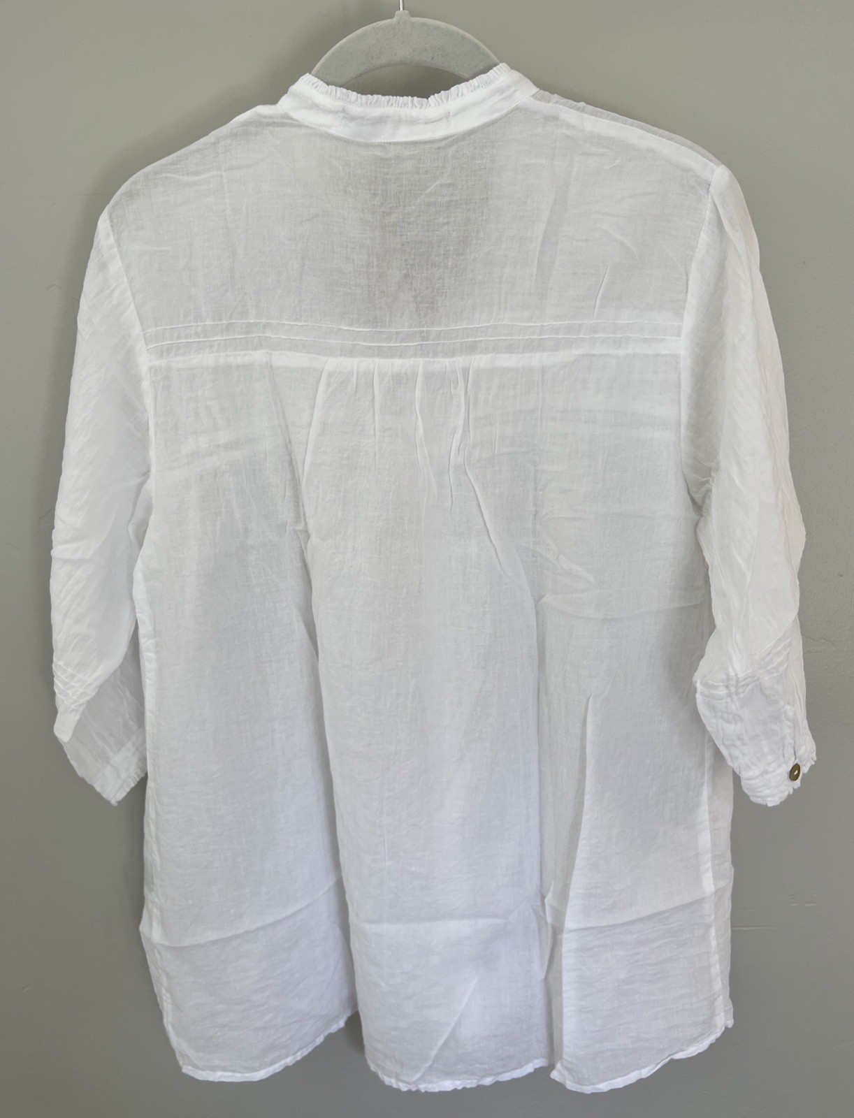 NWT Sundance Catalog JP and Mattie White 3/4 Sleeve Top Size XS / P $138