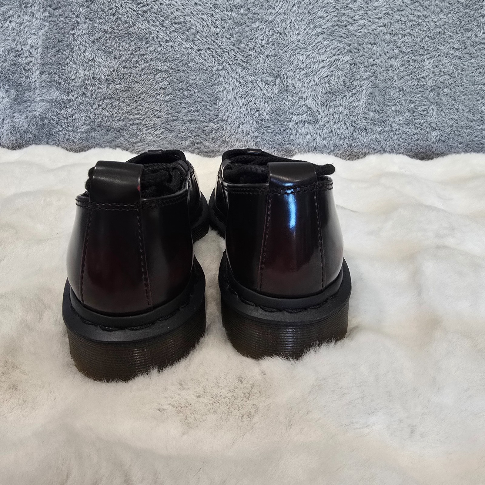 Dr. Martens Elphie II Cherry Red Arcadia Leather Ballet Inspired Women’s Size 6