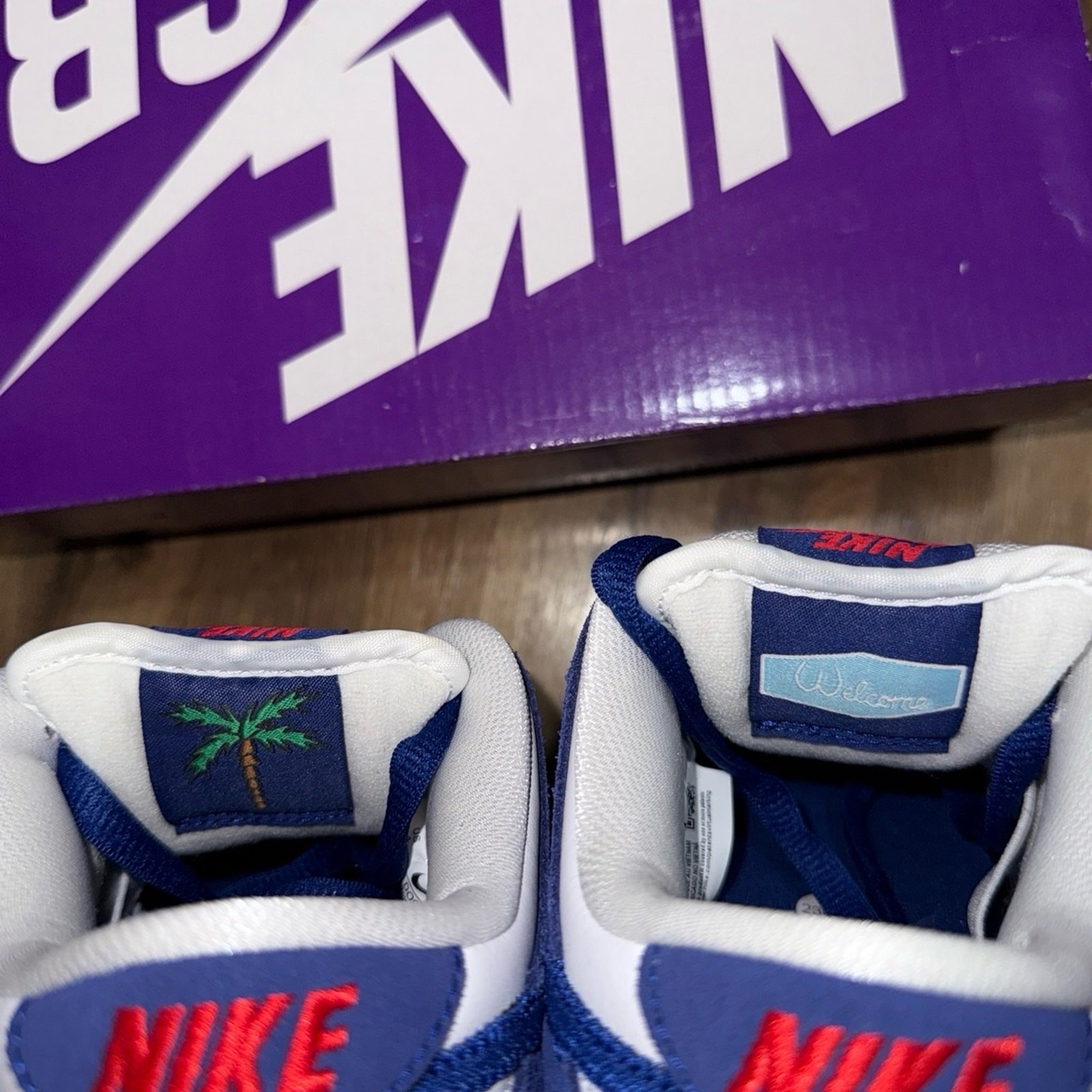Nike SB Dunk Low Los Angeles Dodgers Deep Royal Blue DO9395-400 Size 4