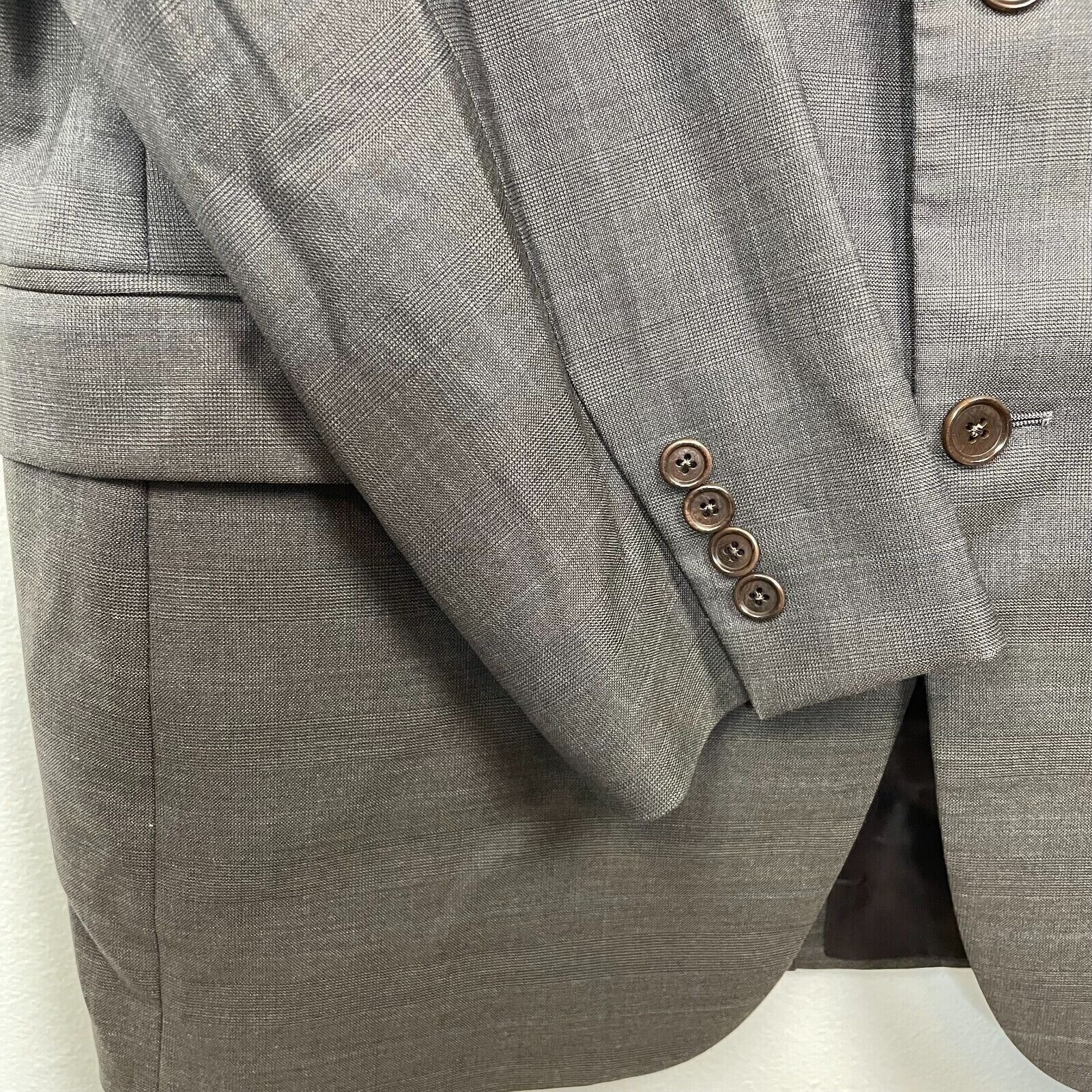 Brooks Brothers 1818 Madison Wool Suit Jacket Size 42L Estato Trabaldo Togna