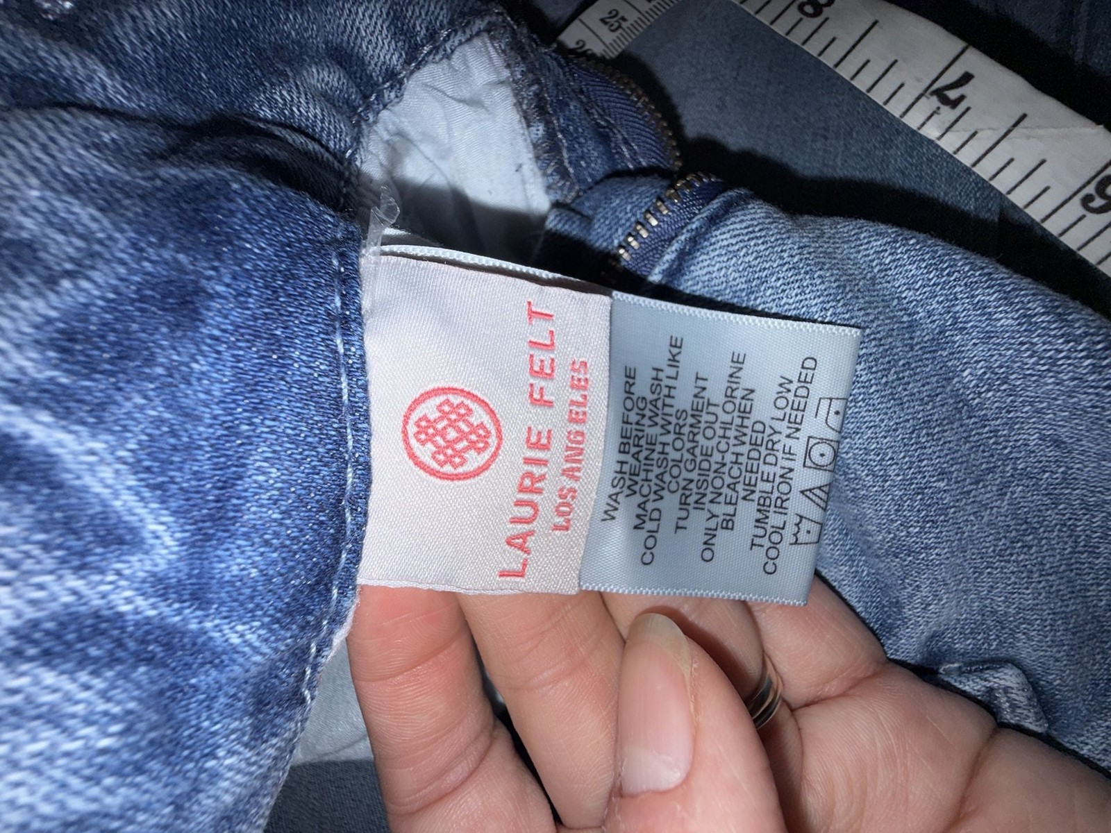 Laurie Felt Los Angeles Forever Denim Relaxed Straight Leg Jeans Size 6