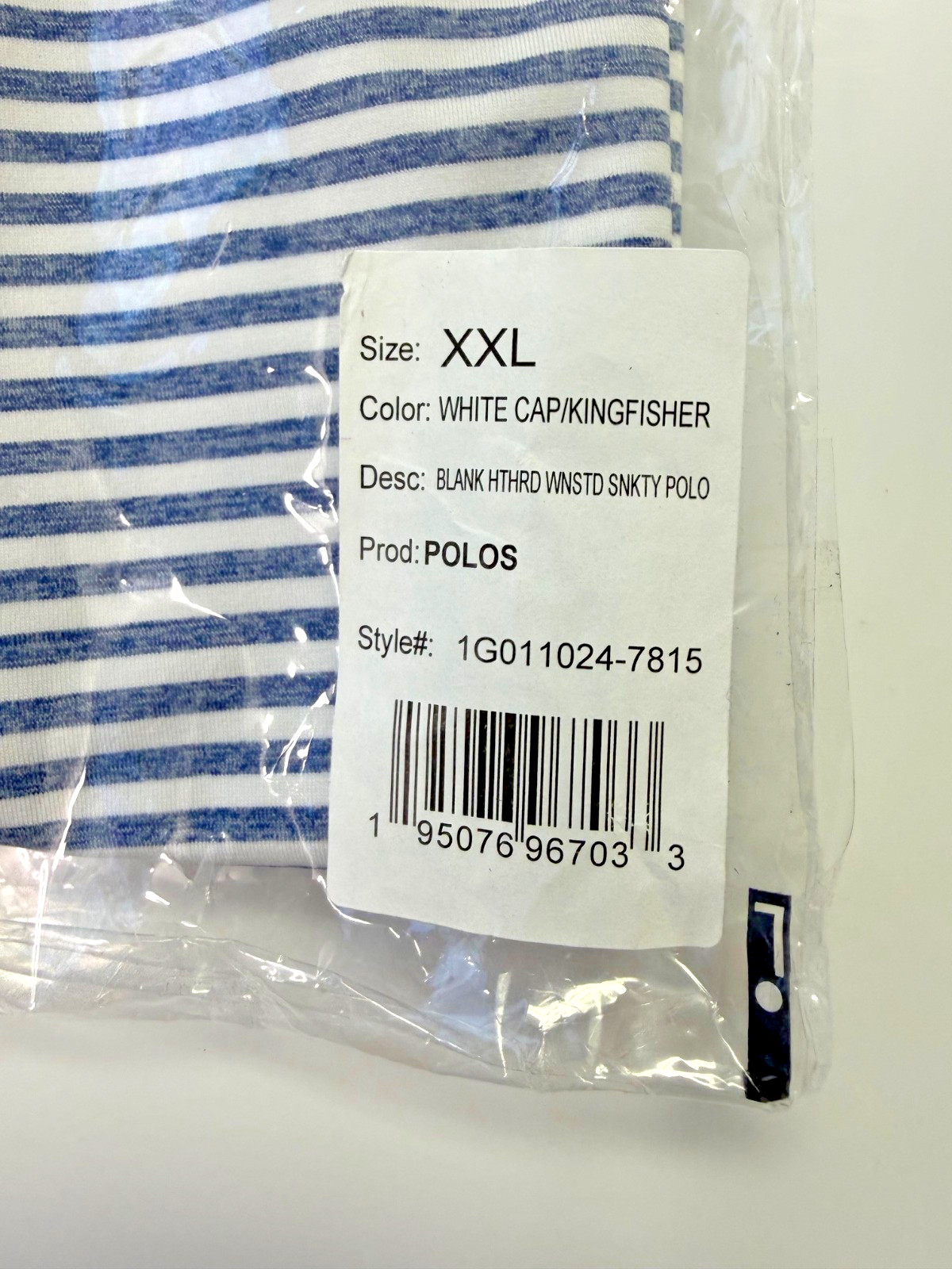 Vineyard Vines Striped Winstead Sankaty Polo – XXL Navy Blue & White Mens Shirt