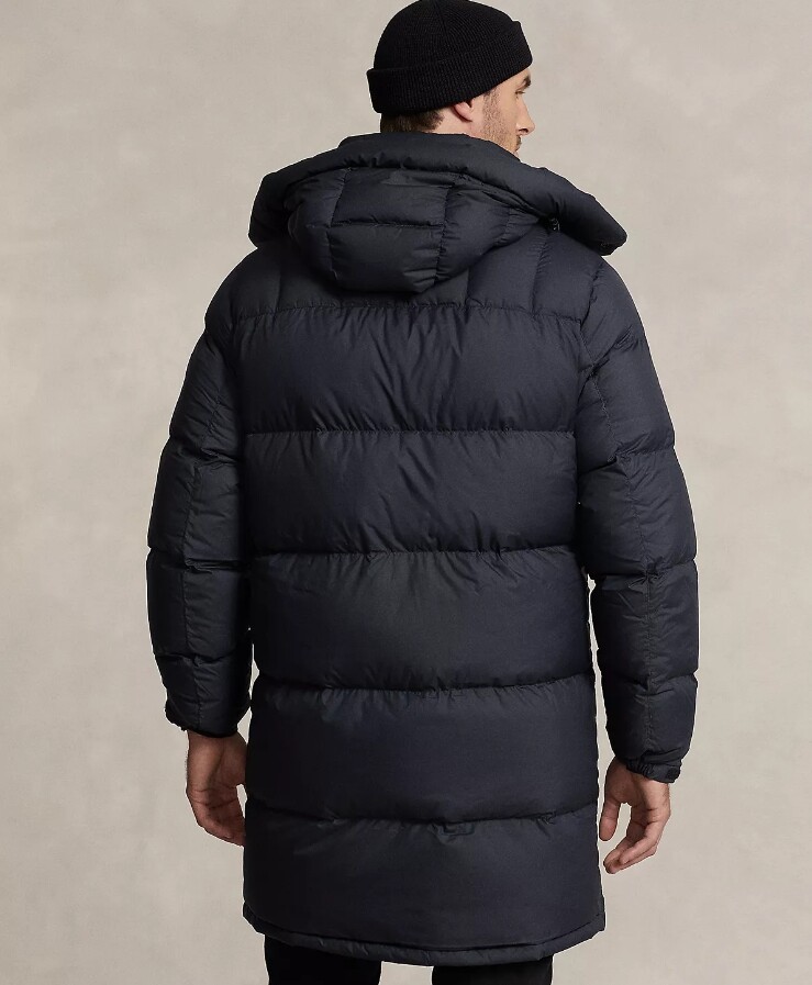 Polo Ralph Lauren B&T 650 Down Hooded Jacket Coat Parka Water Repellent Ski Snow